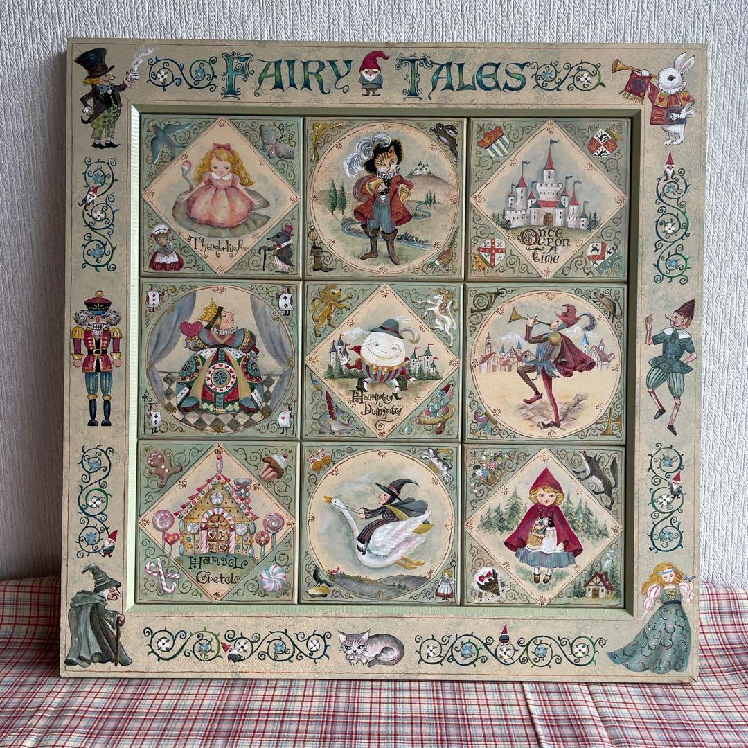 トールペイント　不思議の国のアリス　ヴィンテージアート 746dc5082018e954c83c82a1c98c0d