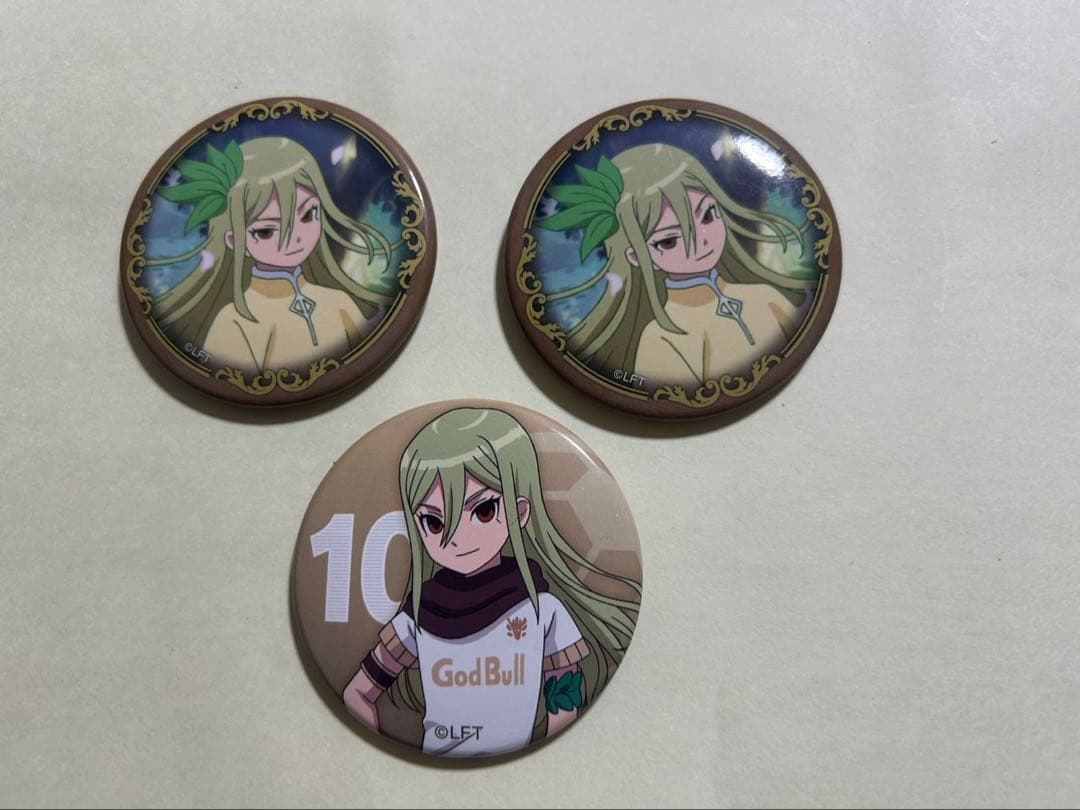イナズマイレブン亜風炉照美アフロディー缶バッジセット - メルカリ