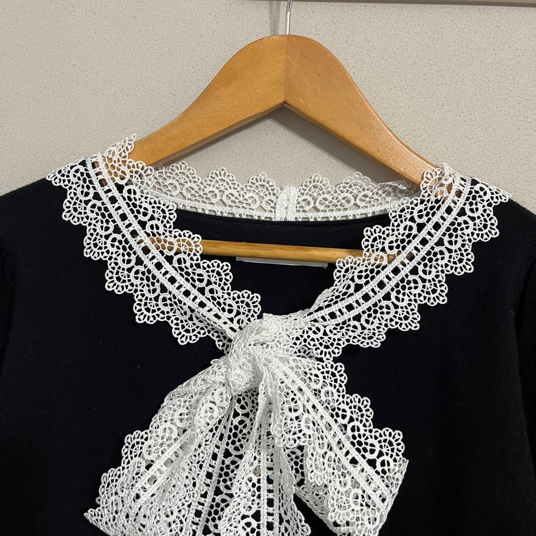 SNIDEL 【USAGI ONLINE限定】レースボウタイカーディガン - メルカリ