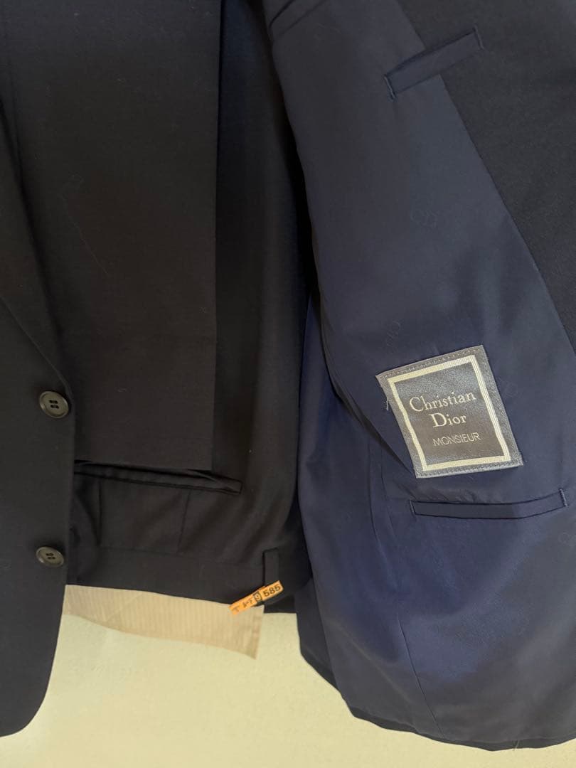 お値下げ中】Dior MONSIEUR スーツ ネイビー AB6 裾幅補正
