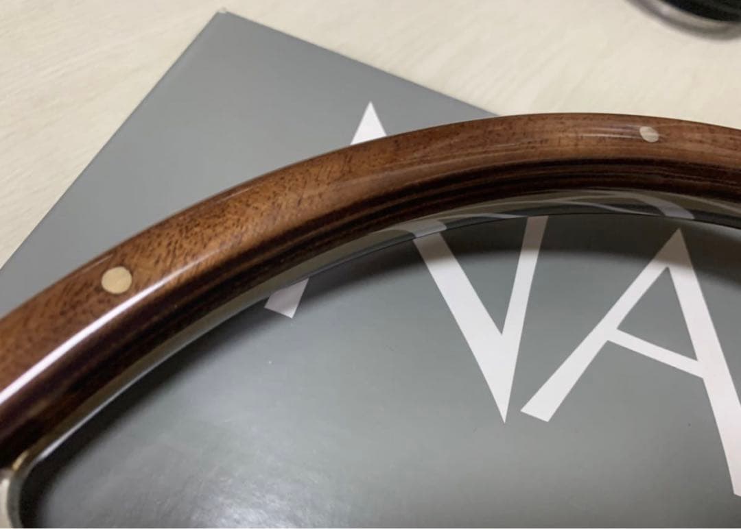 【新品】ウッドステアリング【36.5Φ】ヴィンテージ　旧車　現行車等に