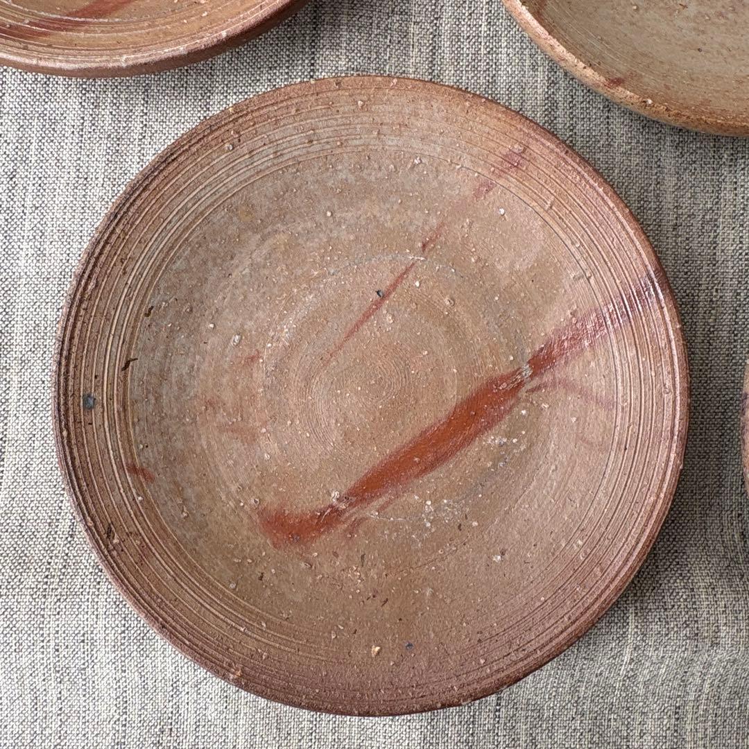 備前焼 火襷 銘々皿 取皿 13cm 5枚 在銘 - メルカリ