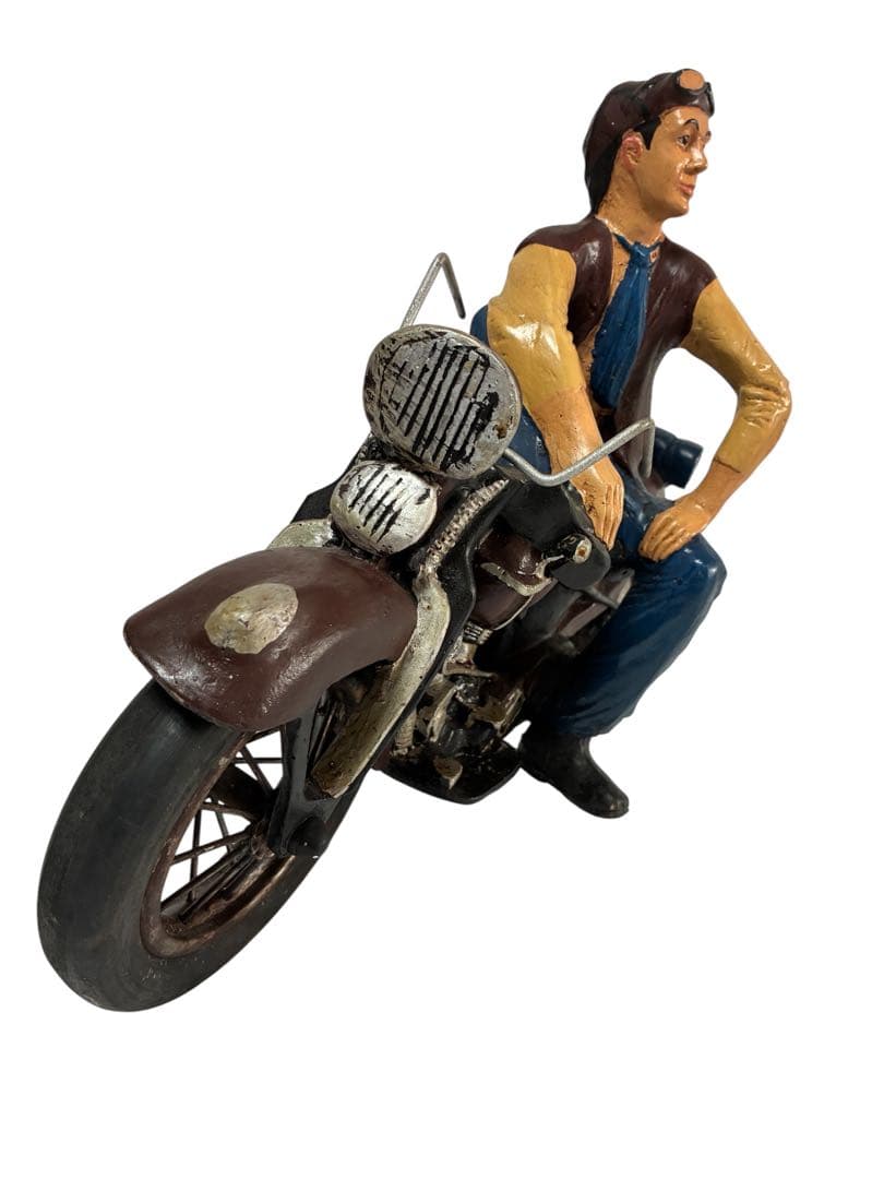 昭和レトロ】ハーレーダビットソン ヴィンテージ 置物 オブジェ 大型