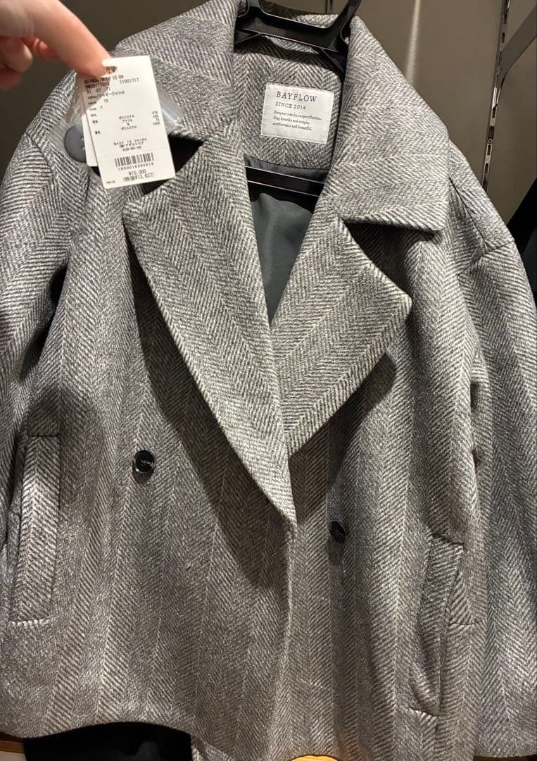 低身長caho146cmさんプロデュース】シャギージャコット【BAYFLOW