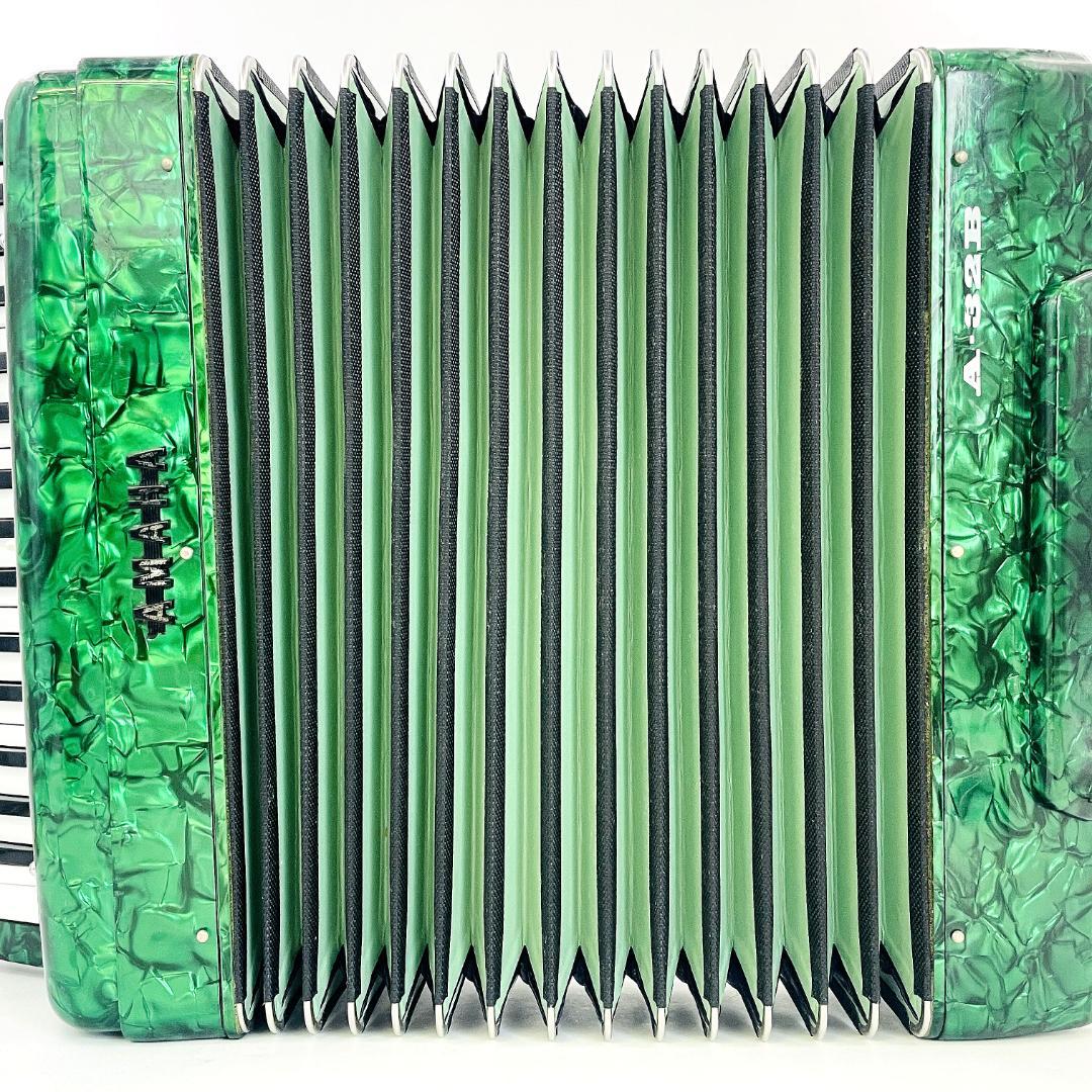 希少カラー】YAMAHA A-32B ヤマハ アコーディオン グリーン - メルカリ