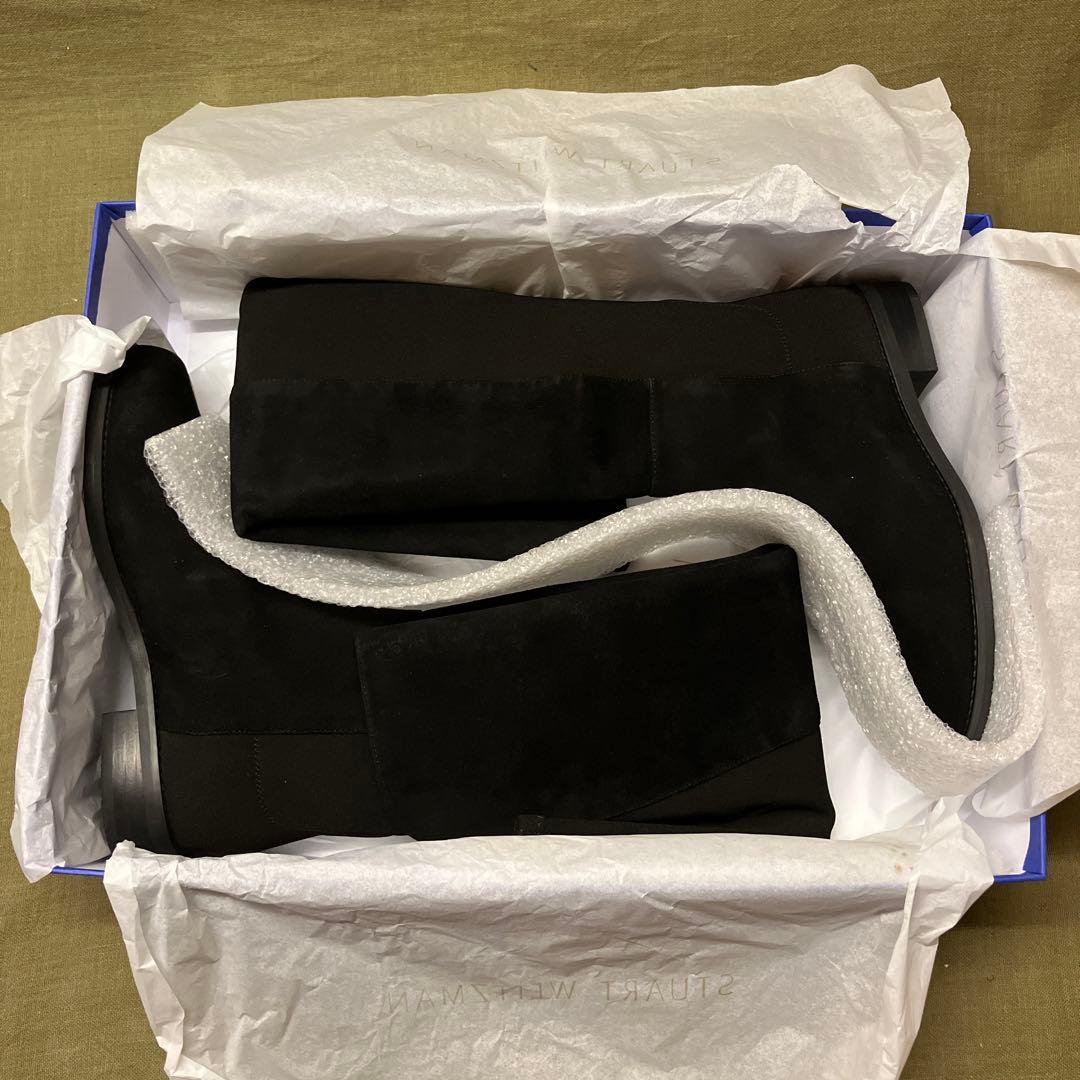 【まめ】23.5cm スチュアート ワイツマン 5050 ニーハイブーツ