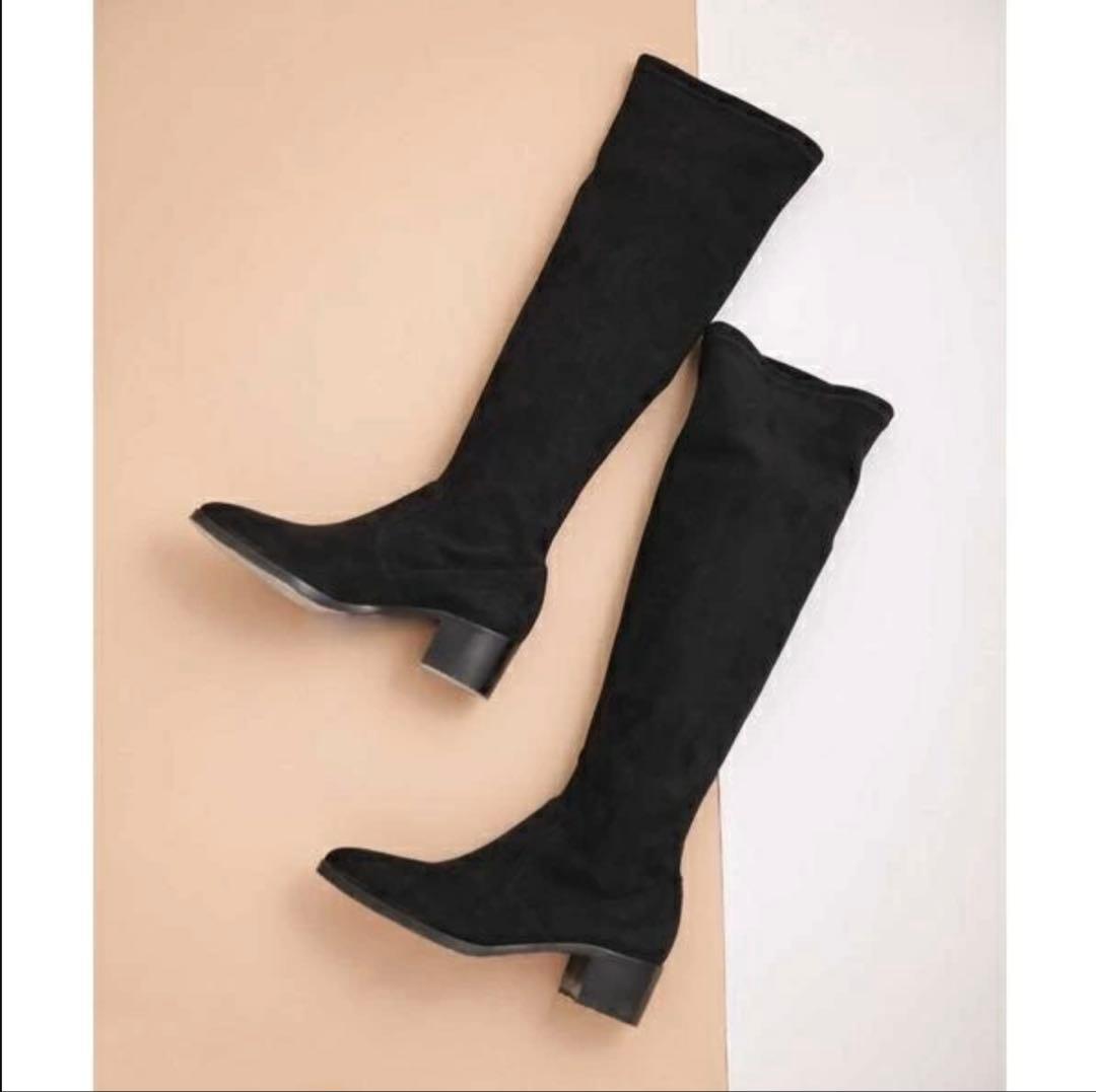 マユ様☆FABIO RUSCONIファビオルスコーニ ストレッチニーハイブーツ ファビオルスコーニ FABIO RUSCONI ストレッチニーハイブーツ