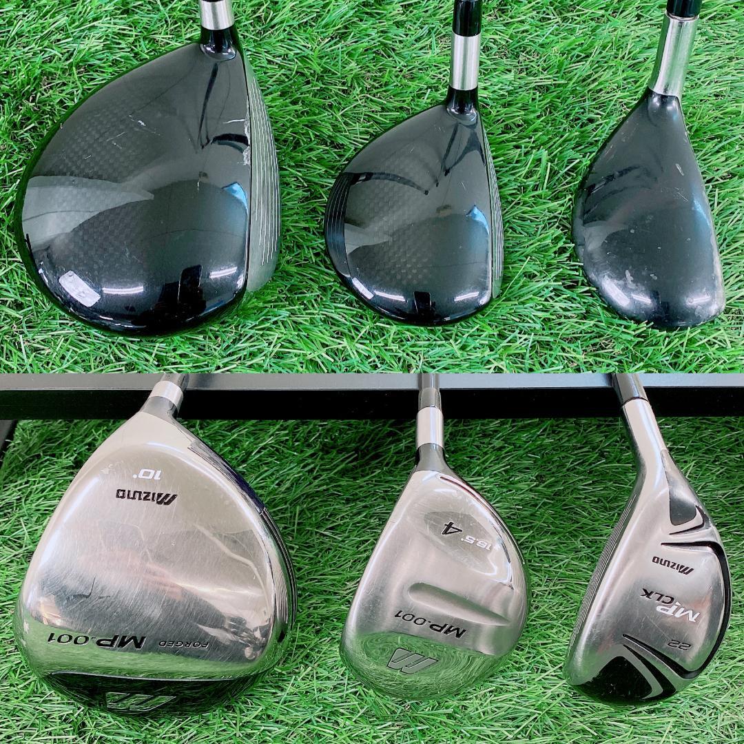 豪華!!】MIZUNO ミズノ メンズ ゴルフクラブ 初心者セット 12本 ミズノ