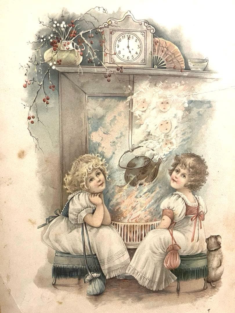 No352 希少 古書 洋書 絵本 児童書　アンティーク　ビクトリア　詩集　童謡 稀少1912アンティーク絵本 洋書古書 児童書 ヴィクトリアン