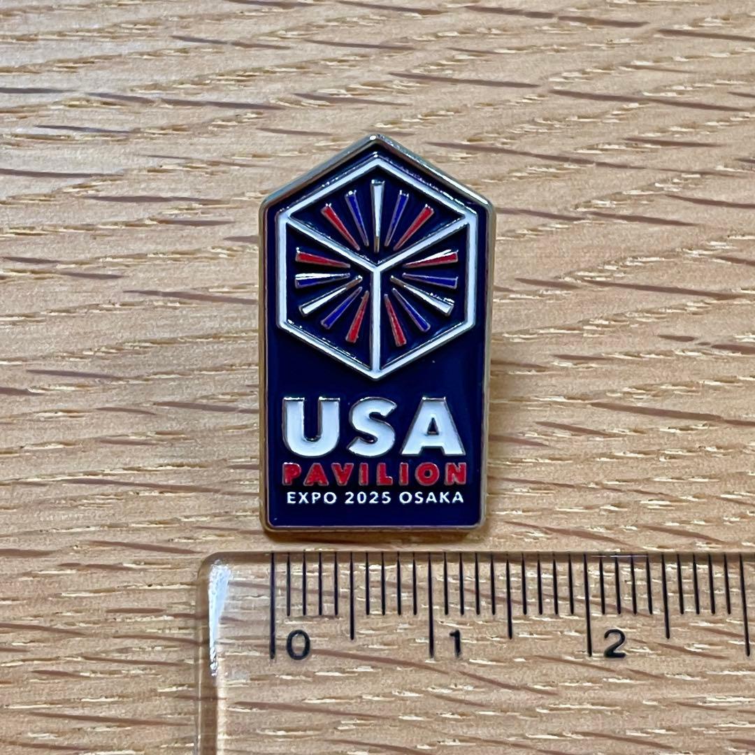 万博 アメリカパビリオン 記念ピンバッジ 2025 - メルカリ