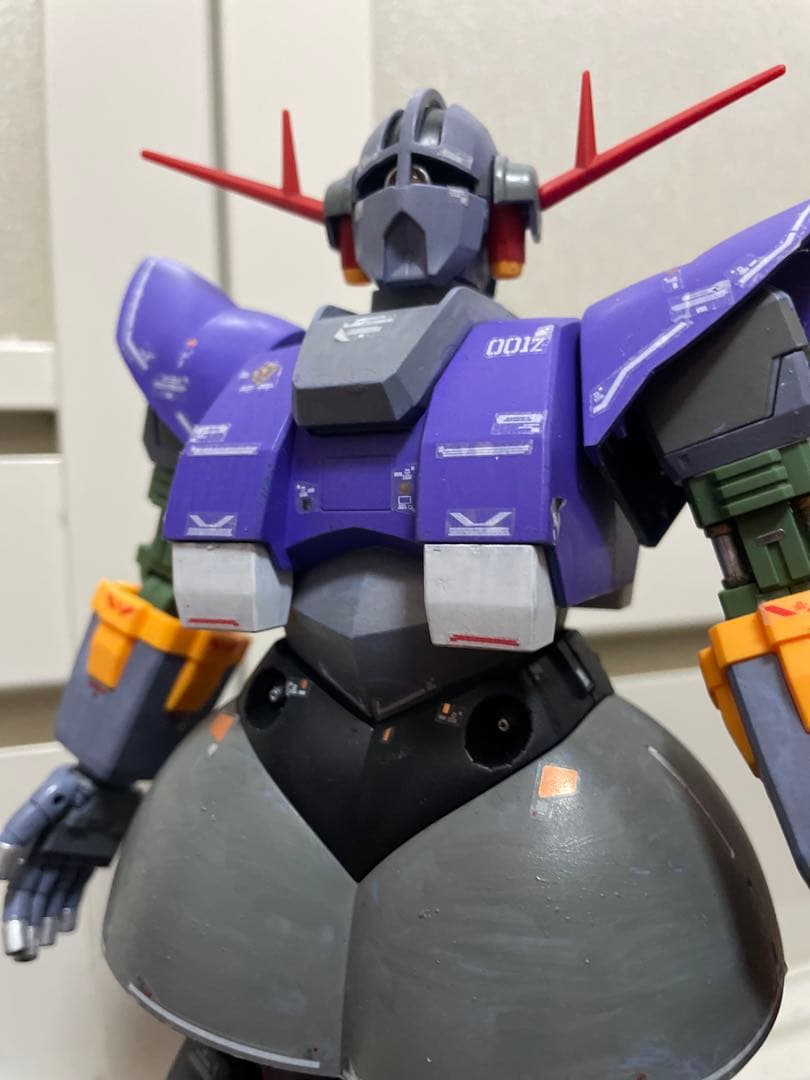 1/144HGジオング改造塗装完成品(パーフェクトジオング風)オマケ付き