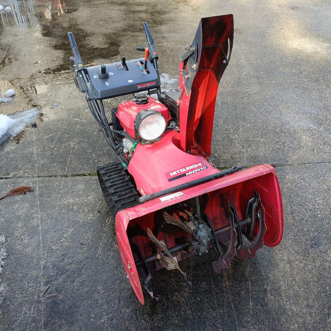 三菱MMS970 除雪機 ホンダHS970のOEM？ジャンク扱い