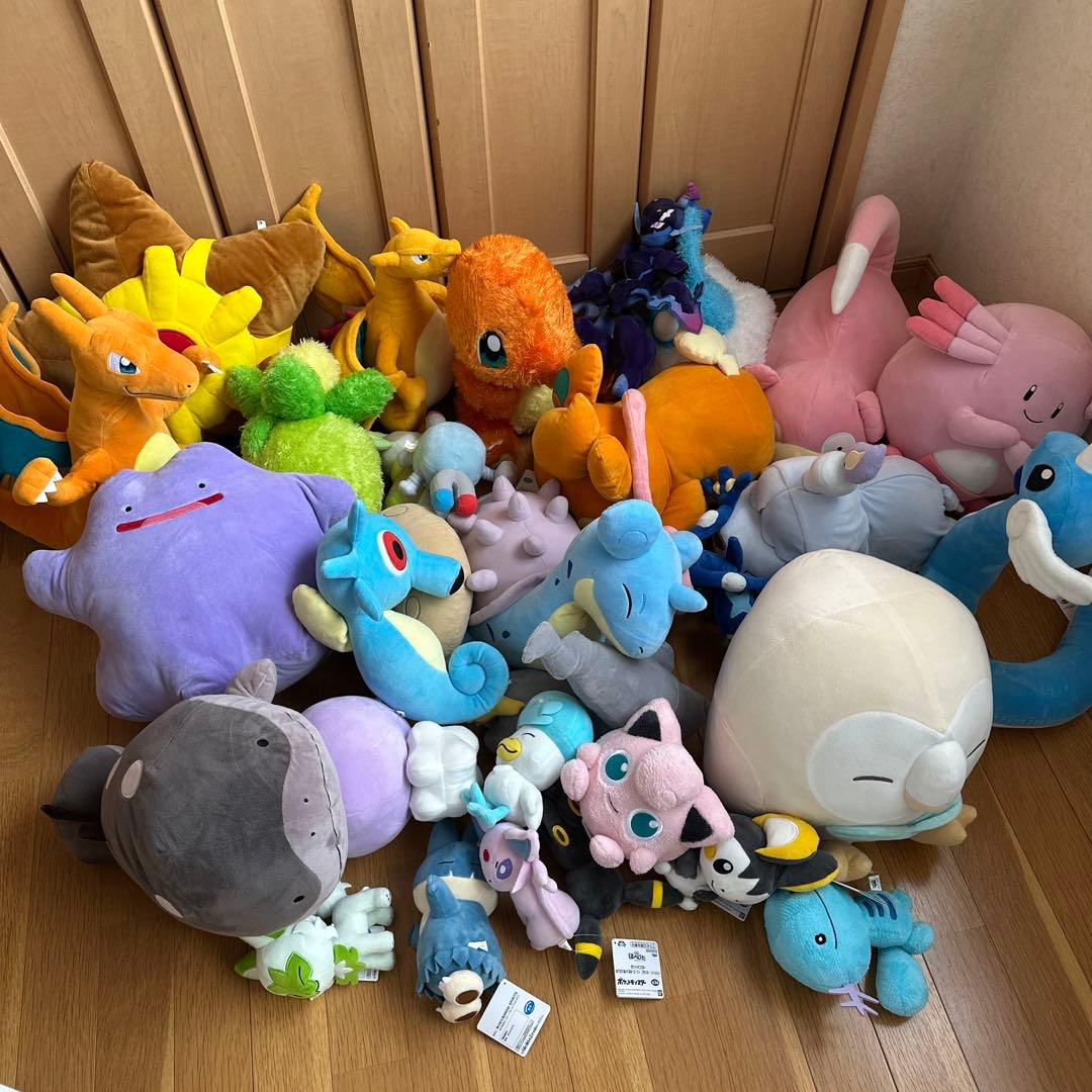 ポケモン　ぬいぐるみ　まとめて　３１体セット ポケモン ぬいぐるみ 31体 - メルカリ