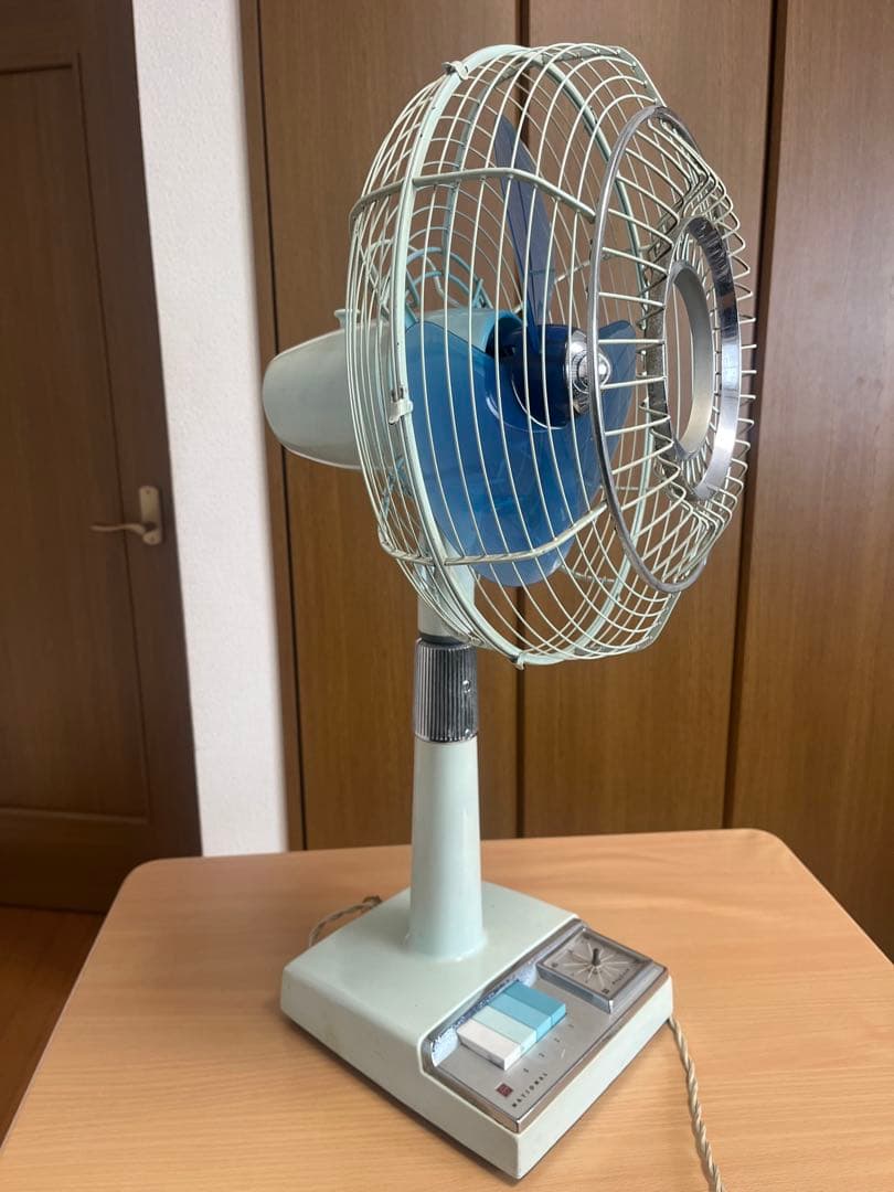 National 昭和レトロ 扇風機 30HD 動作品タイマー付き - メルカリ