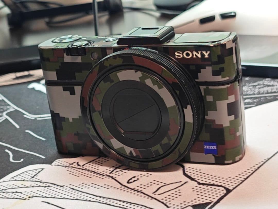 Sony RX100M2 カモフラージュスキン付き SONY RX100 VII M7 Camera Skin/ Wrap - Maiacombo