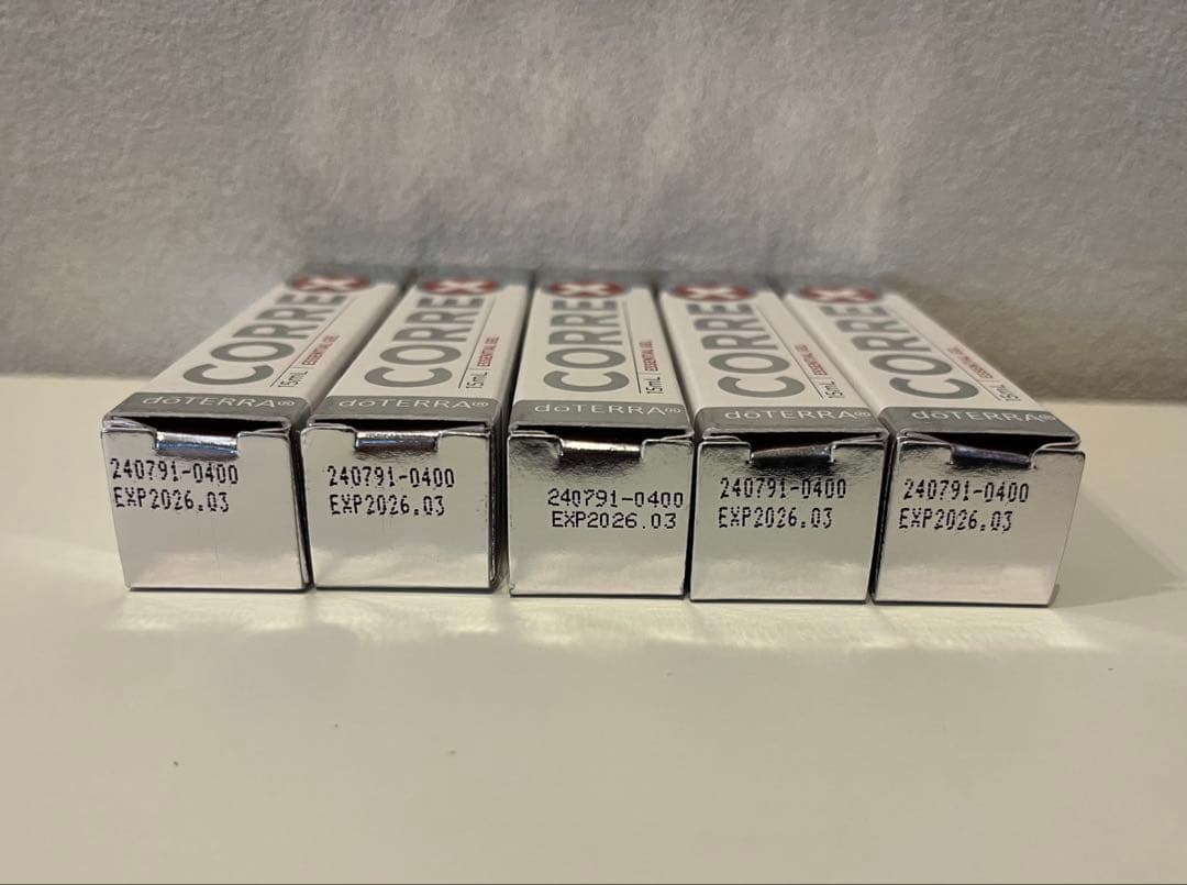 新品未使用】ドテラ doTERRA コルレックス CORREX 5本