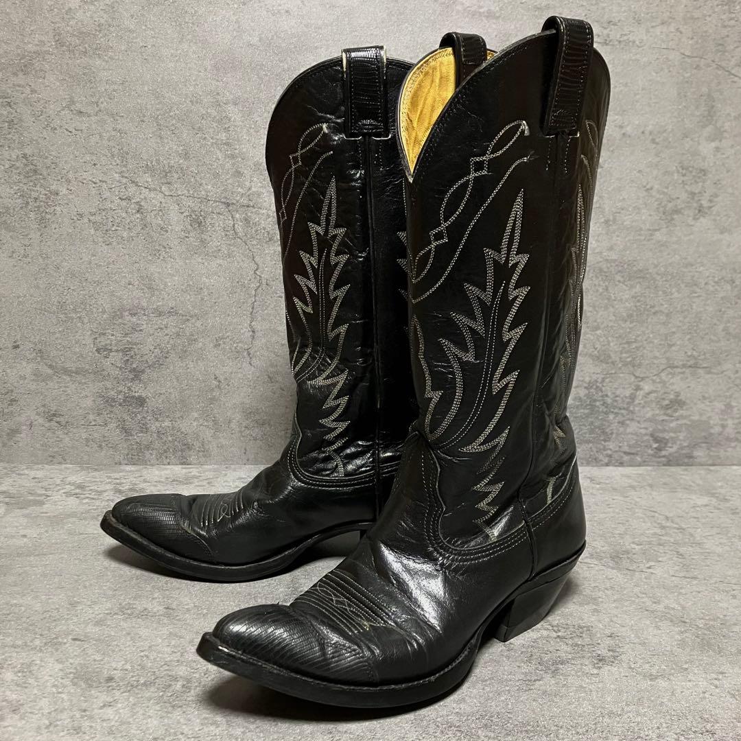 極美品 ノコナ NOCONA ウエスタンブーツ ブラック 本革 2147 - メルカリ