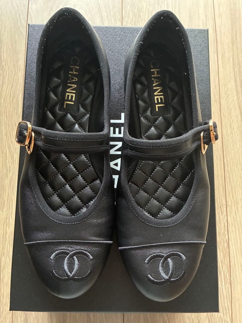 CHANEL メリージェーン フラットシューズ 39