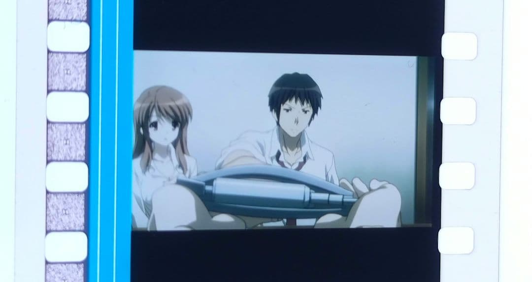 涼宮ハルヒの消失 復刻フィルムブックマーク 入場者特典 みくる キョン