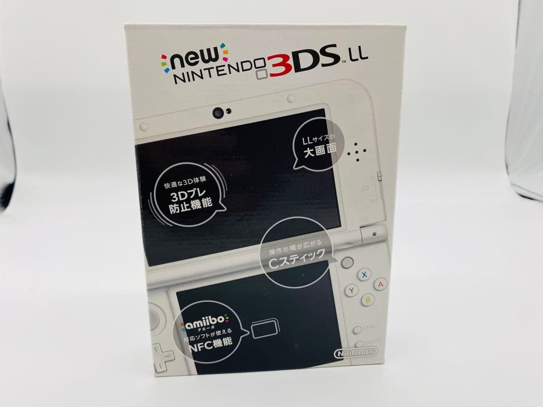 Nintendo Newニンテンドー3DS LL パールホワイト 上下IPS液晶 - メルカリ