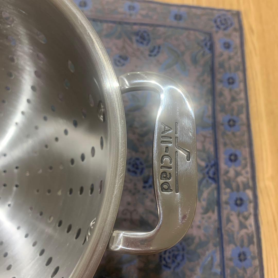 極美品】All-Clad（オールクラッド）のステンレス製コランダー - 調理