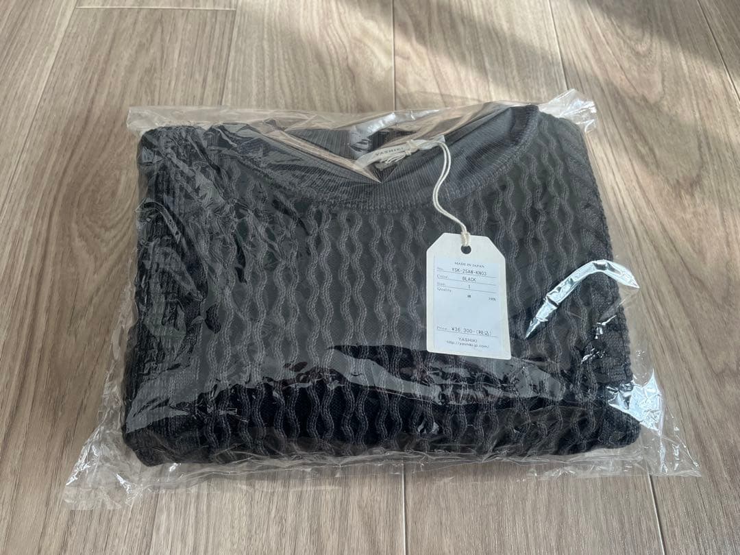 試着のみ】YASHIKI Fubuki Knit Black サイズ1-安いオンライン ショップ