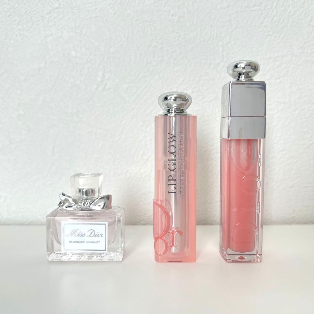 Diorアディクトリップ、マキシマイザー、ミニ香水セット ディオール リップマキシマイザー ミニサイズ ギフトセット ハート