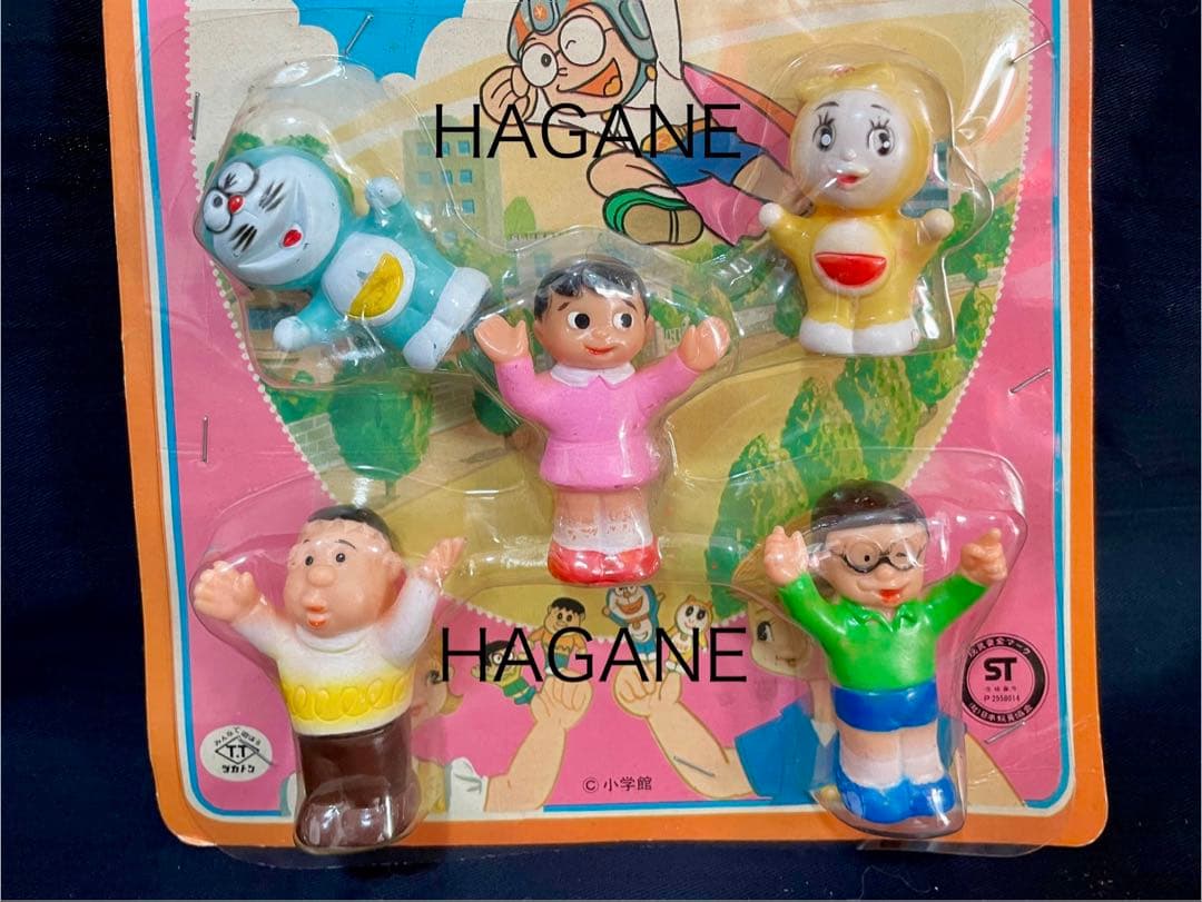 ドラえもん指人形セット タカトクトイス 完全デッドストック未開封極美