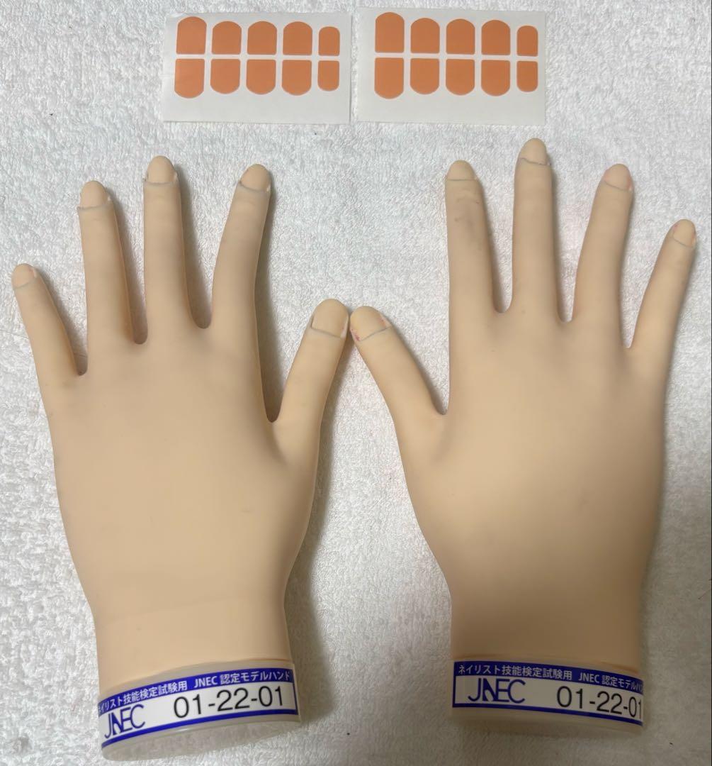 ネイリスト技能検定試験用JNEC認定モデルハンド ・モデルハンド専用