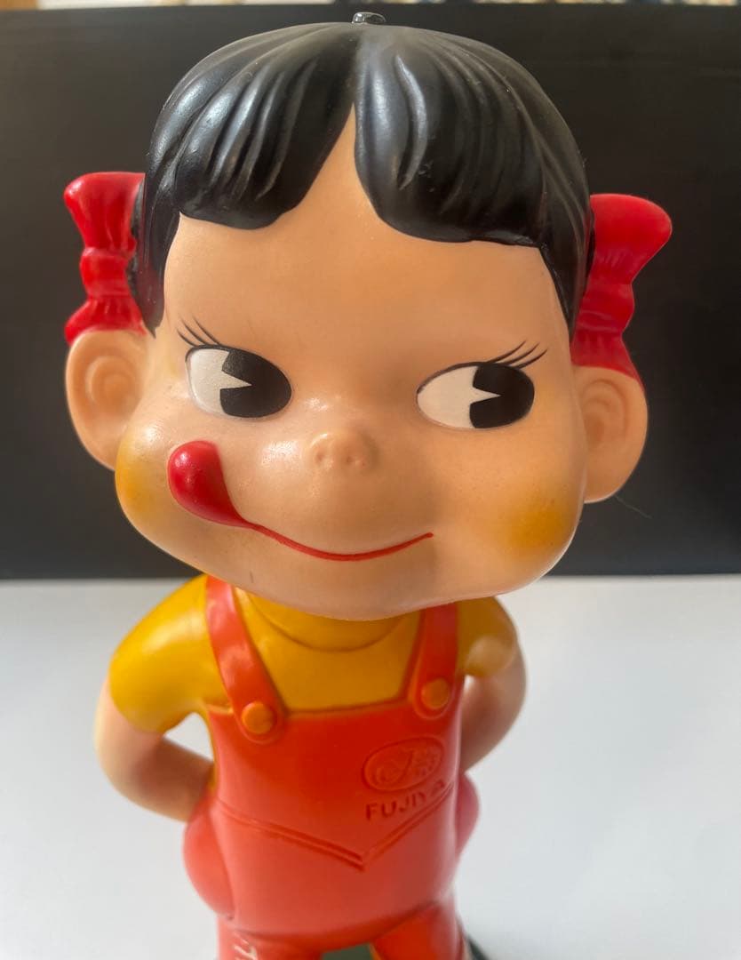 当時物 不二家 PEKO ペコちゃん 首振り人形 レトロ ヴィンテージ 30cm