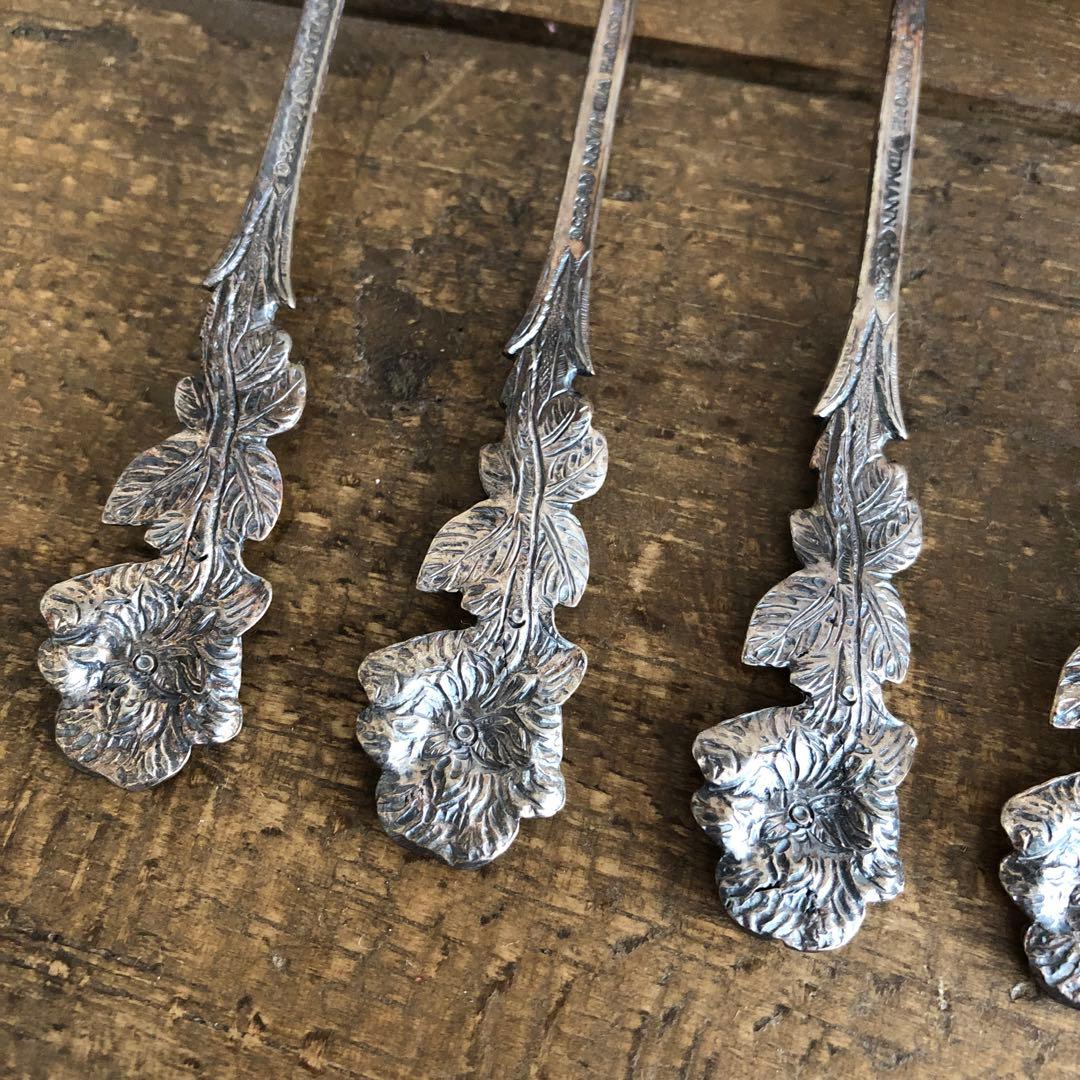 クリストフウィドマン ヒルデスハイムローズ スプーン6客 925シルバー