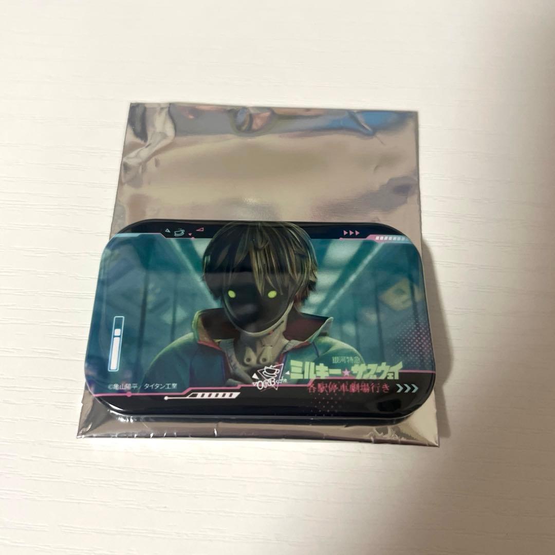 ミルキーサブウェイ ミルサブ ORBcafe スクエア缶バッジ カフェ