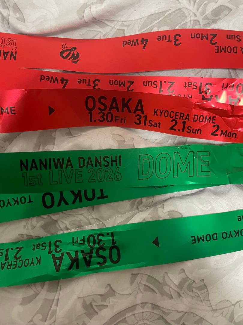 NANIWA DANSHI 1st LIVE 2026 銀テープ - メルカリ