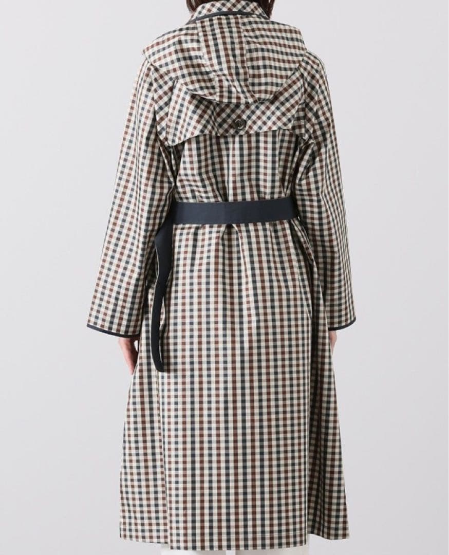 アクアスキュータム》新品 トレンチデザイン クラブチェック レイン