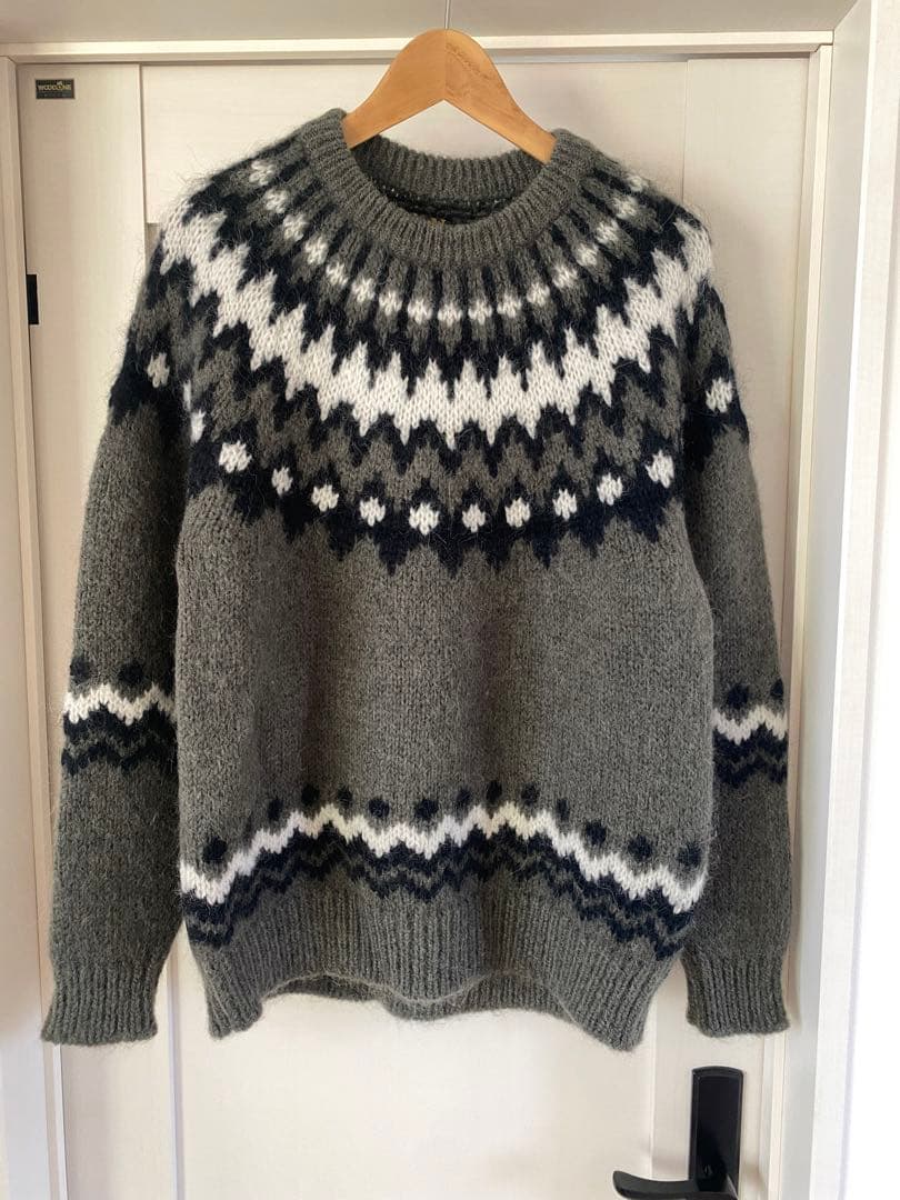 BATONERバトナー　モヘア混ノルディックプルオーバー BATONER/バトナー｜新作ノルディックセーターをチェック！｜エル・ショップ