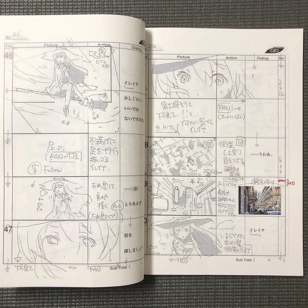 魔女の旅々 アニメ 第5話 絵コンテ 設定資料 | 激安通販のイーサプライ