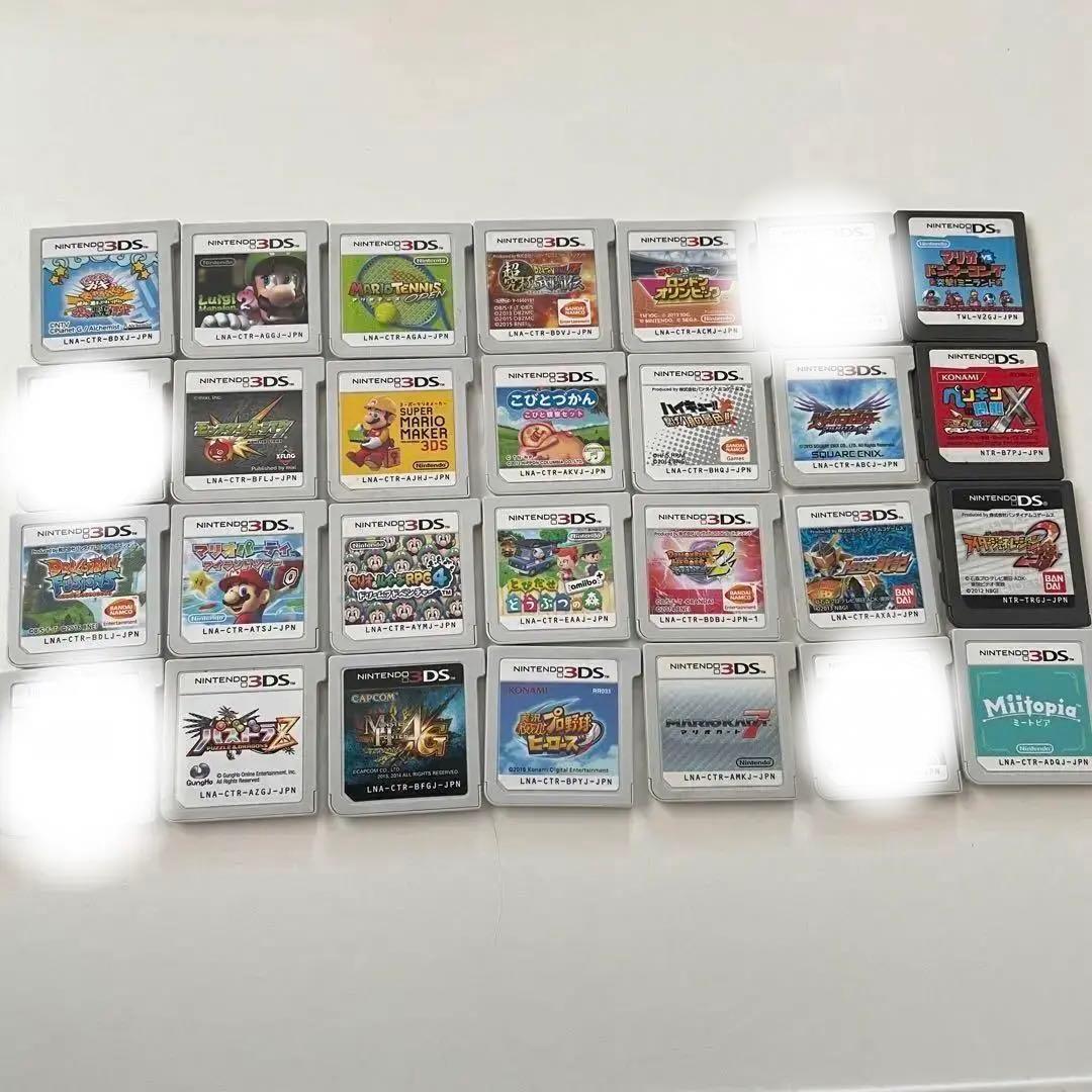 3ds,dsソフト24個まとめ売り - メルカリ