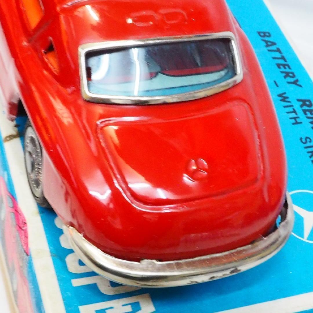 やのまん【メルセデスベンツ300SL赤リモコン欠】tinブリキtoy car箱付