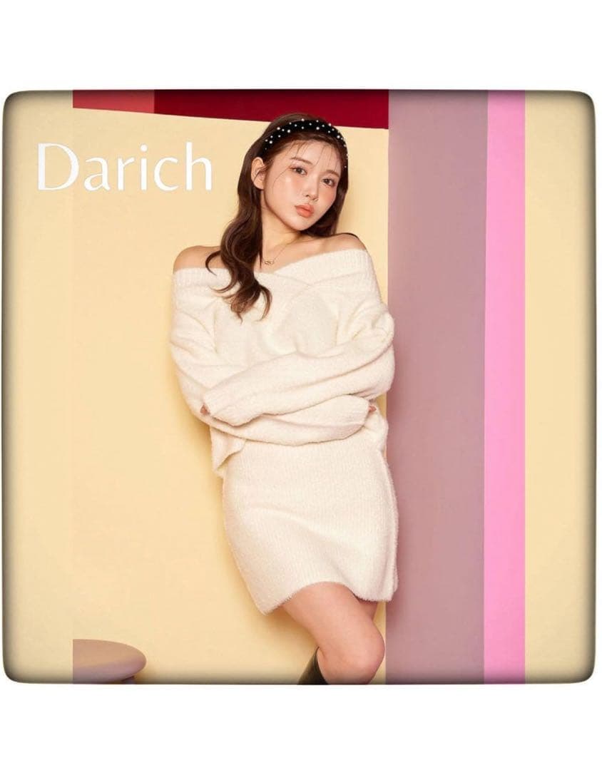 Darich オフショルダー ニットワンピース アイボリー オフショルシャギーニットミニワンピース – Darich (ダーリッチ)