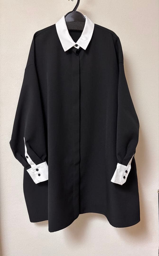 machatt マチャット ダブルクロスバイカラードレス ブラック - メルカリ