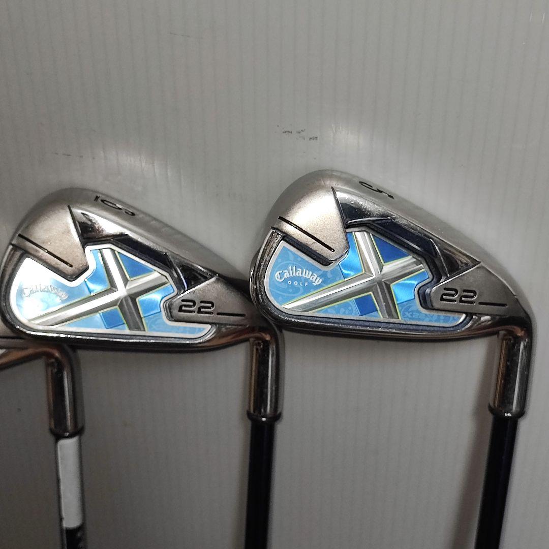 キャロウェイ X22 アイアン 5.6.8.A 4本 レディース ハーフセット