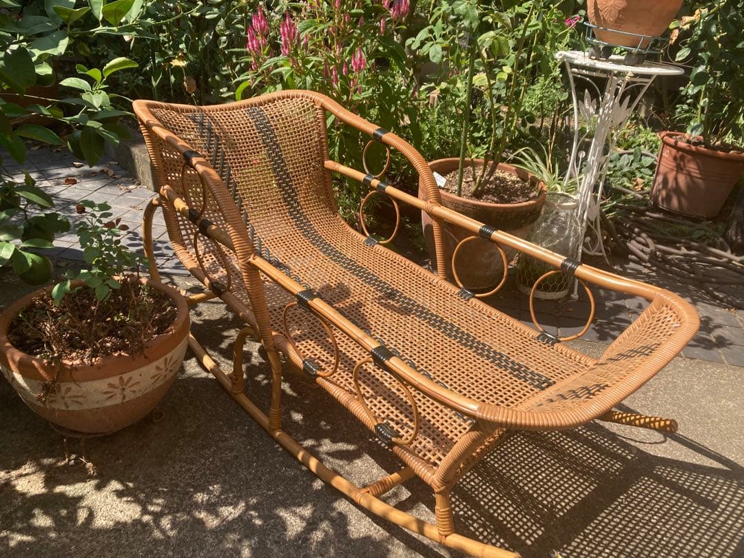 美品　激レア　ビンテージ　ラタンのゆりかご　ベビーベッド　アンティーク　ラタン アンティーク ラタン素材のベビーベッド | Antiques Knock