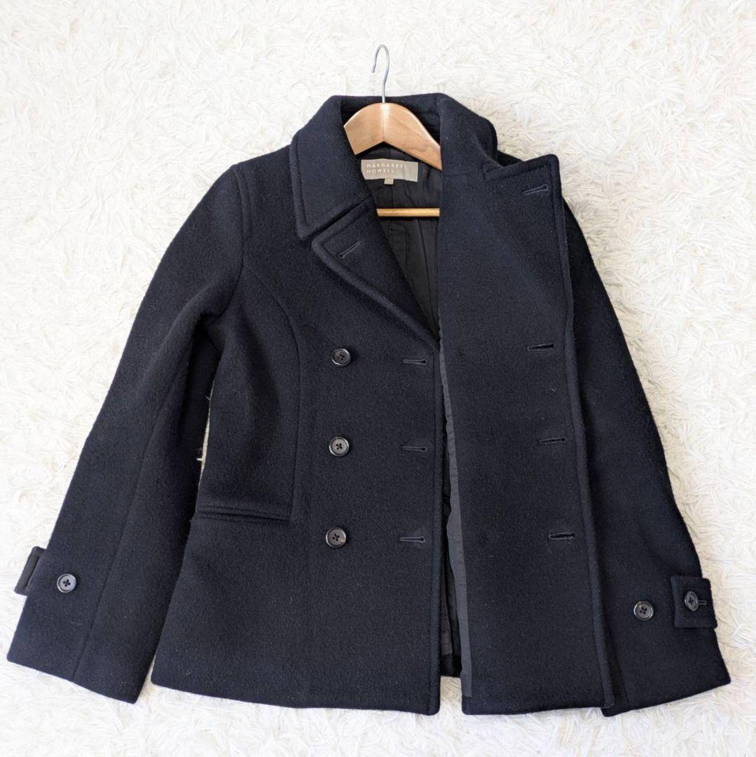 マーガレットハウエル【ウール&カシミヤ】Pコート ピーコート〈S相当