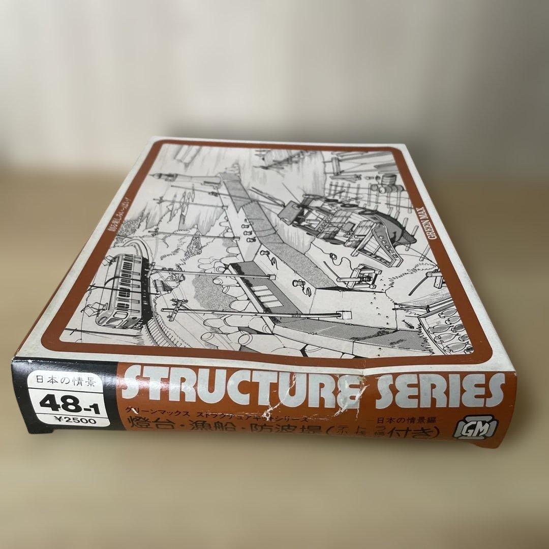 GREEN MAX 建築模型 日本情景 48系 4点セット 未組立. Ln578