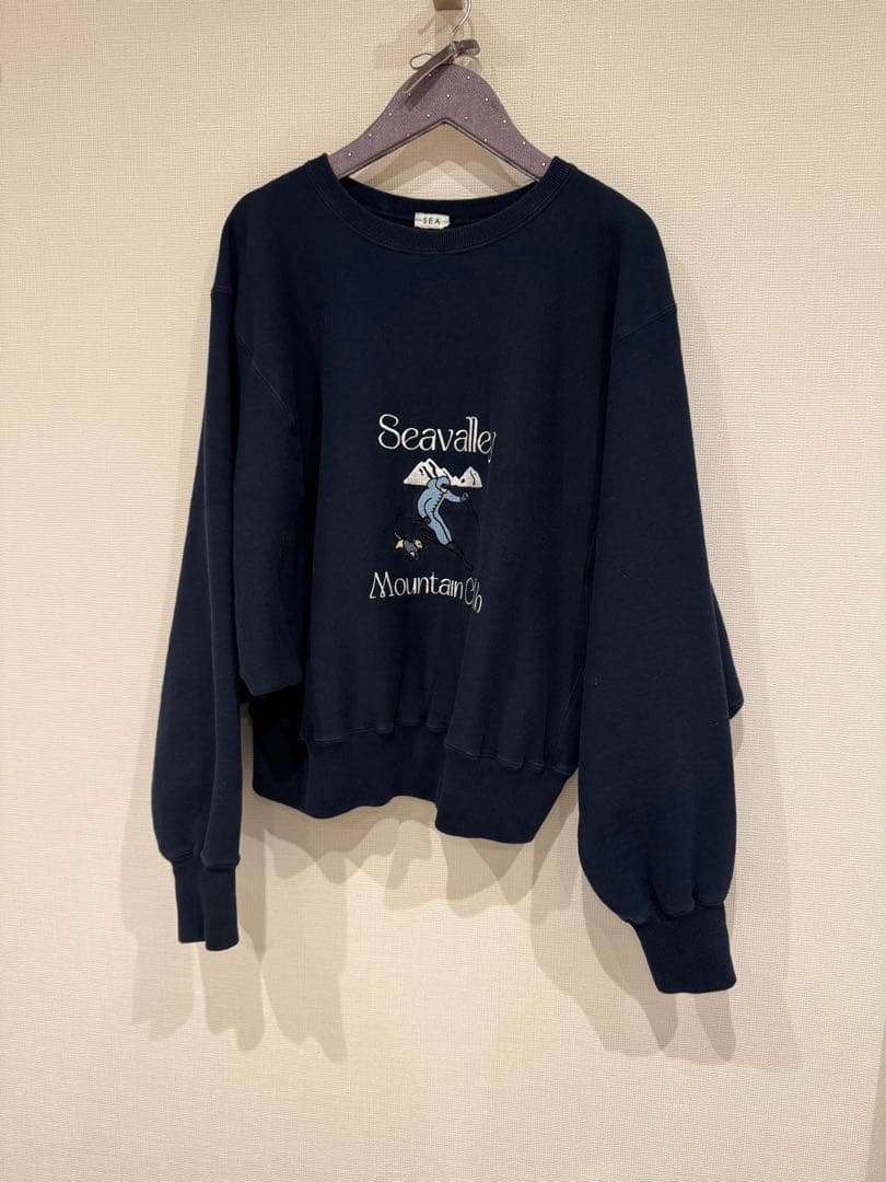 SEA シー SEAVALLEY MOUNTAIN スウェット F ネイビー - メルカリ