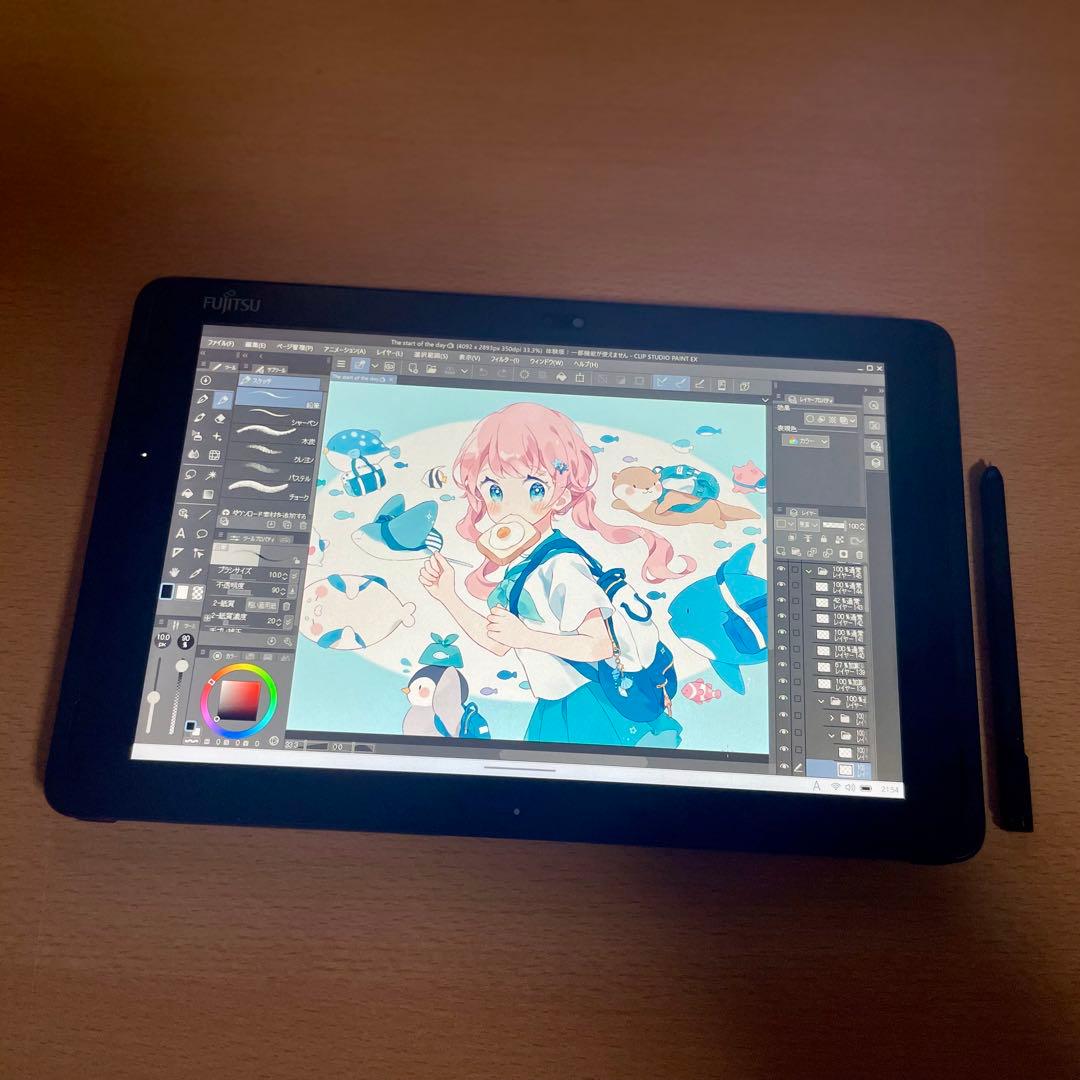 ○富士通 筆圧2048段階 お絵描きタブレット 128GB Windows11 - メルカリ