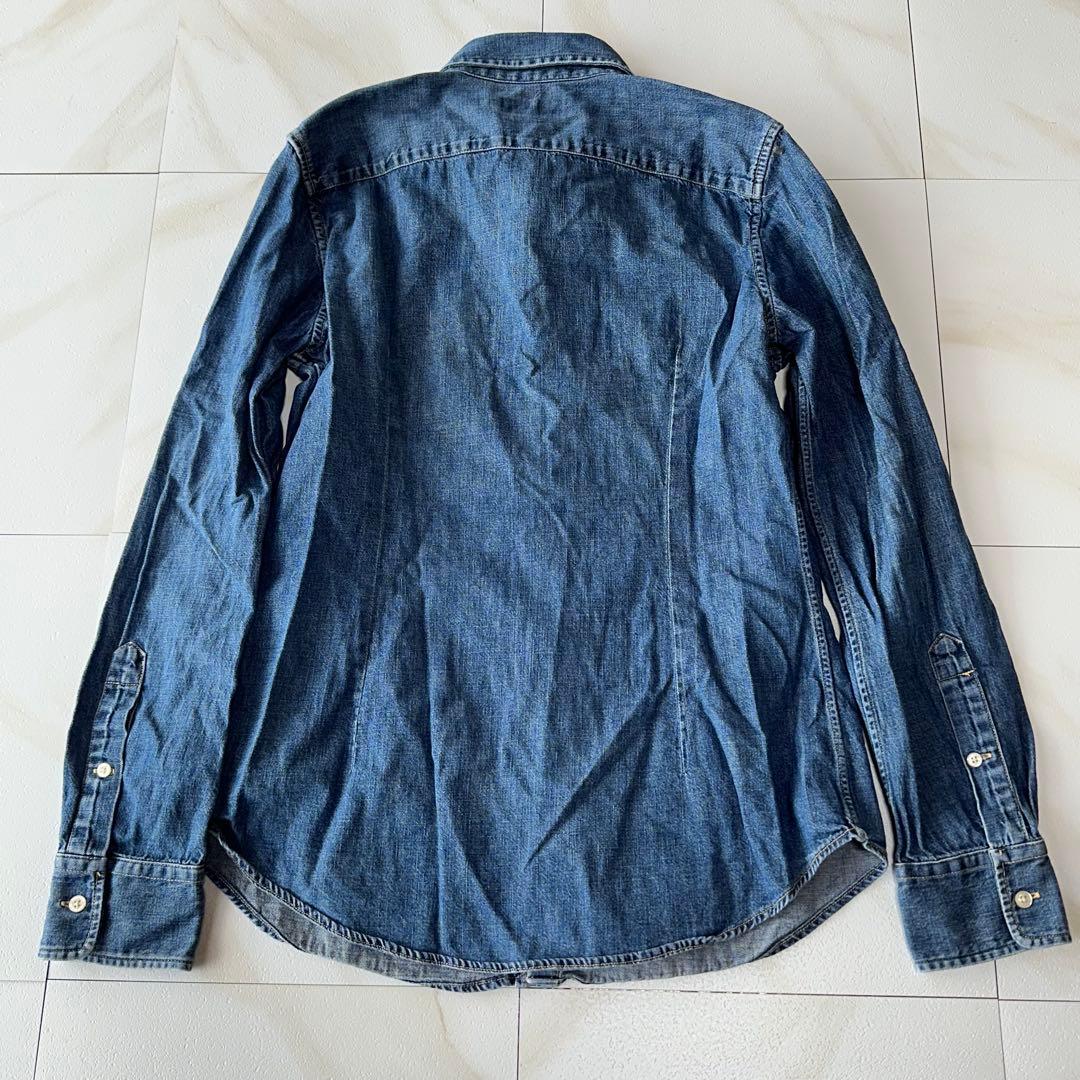 ラルフローレン デニムシャツ ダンガリー マルチポニー 刺繍