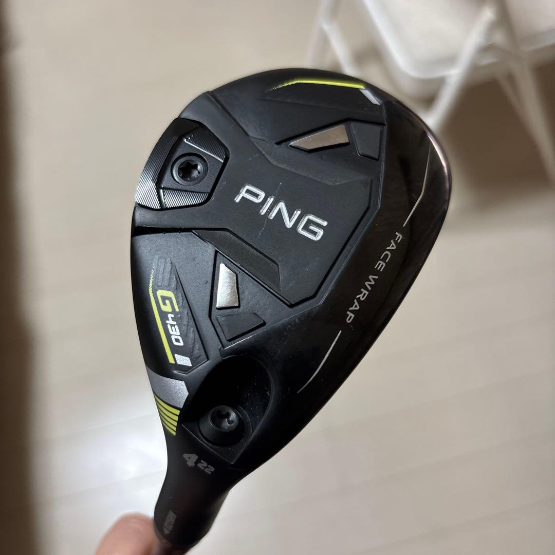 美品！PING G430 4U. ゴルフ 試し打ちのみ ユーティリティ G430 ハイブリッドユーティリティ PING TOUR 2.0 CHROME 85