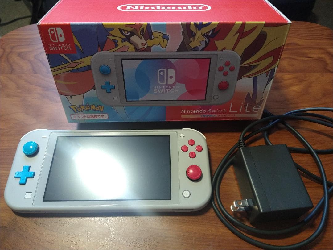 Switch Lite ザシアン・ザマゼンタ 充電器 箱あり