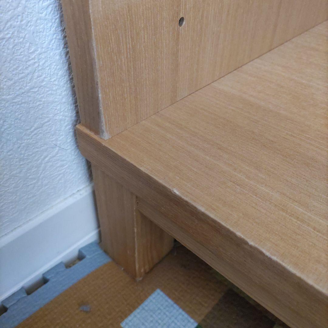 《中古》 MUJI 組み合わせて使える木製収納 タモ材 キャビネット 本棚